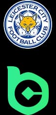 Leicester City and BC.GAME icons
